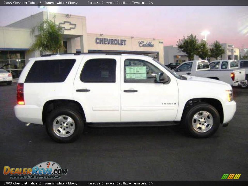 2009 Chevrolet Tahoe LS Summit White / Ebony Photo #12