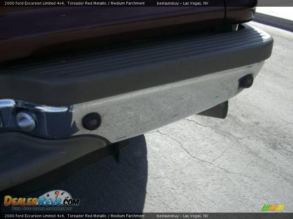 2000 Ford Excursion Limited 4x4 Toreador Red Metallic / Medium Parchment Photo #18
