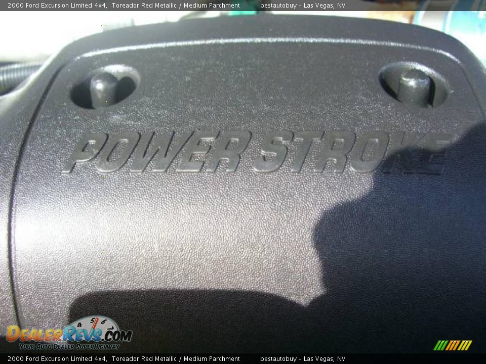 2000 Ford Excursion Limited 4x4 Toreador Red Metallic / Medium Parchment Photo #32