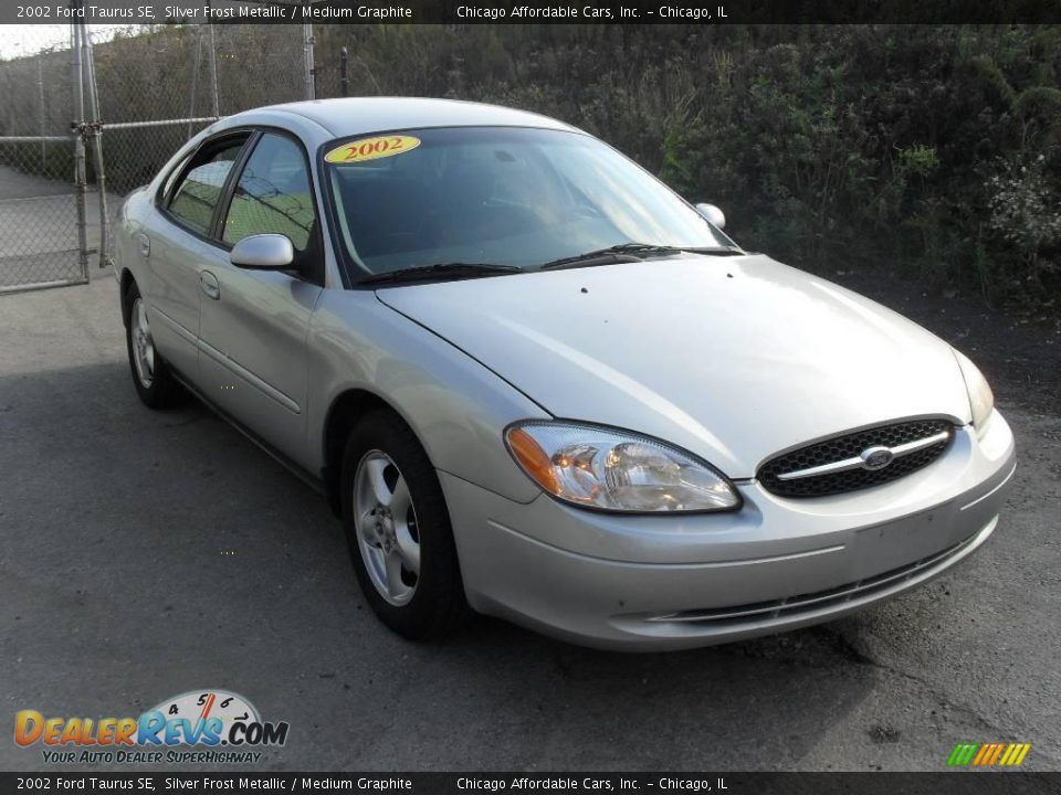 2002 Ford Taurus SE Silver Frost Metallic / Medium Graphite Photo #3