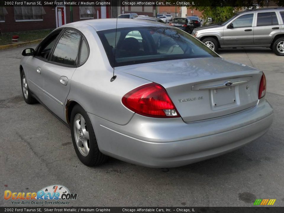 2002 Ford Taurus SE Silver Frost Metallic / Medium Graphite Photo #6