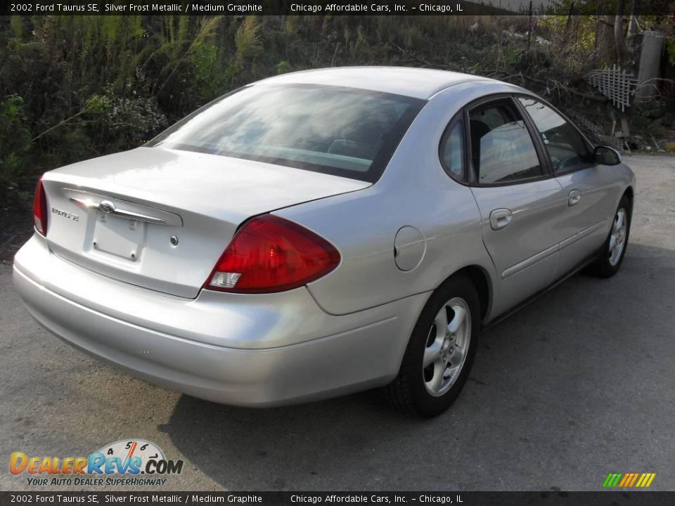 2002 Ford Taurus SE Silver Frost Metallic / Medium Graphite Photo #7