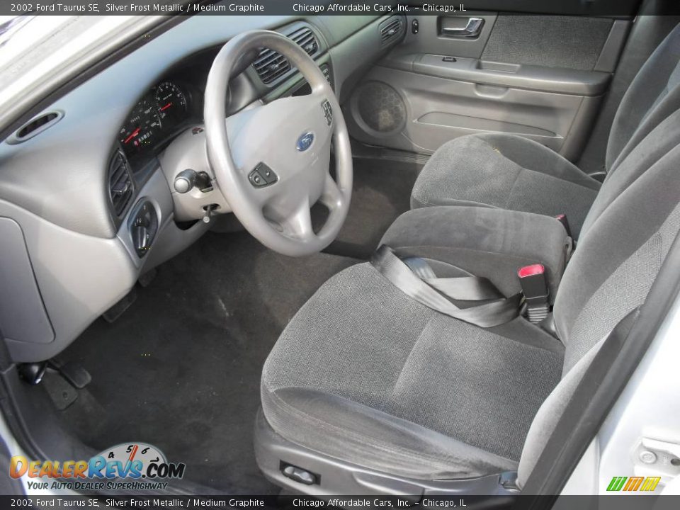 2002 Ford Taurus SE Silver Frost Metallic / Medium Graphite Photo #9