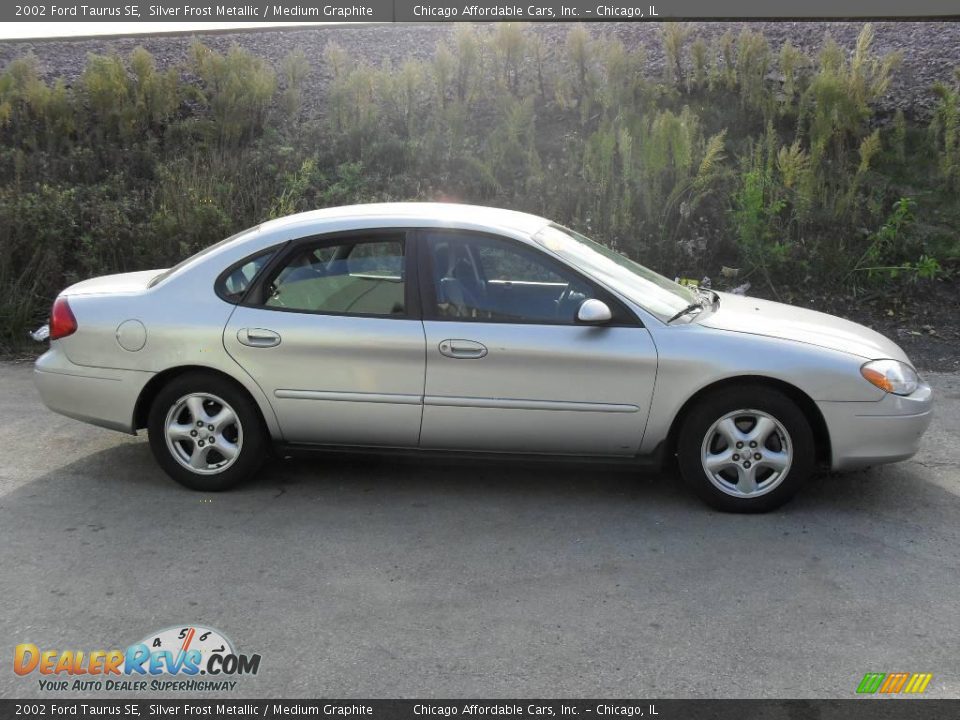 2002 Ford Taurus SE Silver Frost Metallic / Medium Graphite Photo #10