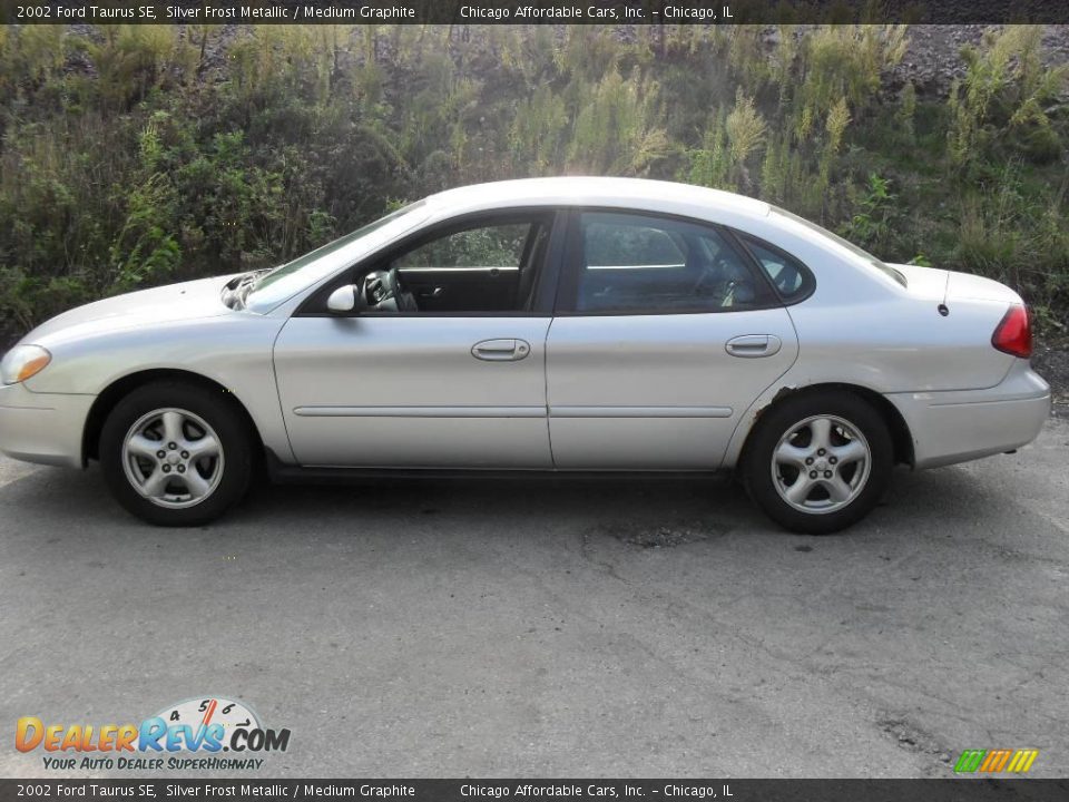 2002 Ford Taurus SE Silver Frost Metallic / Medium Graphite Photo #11