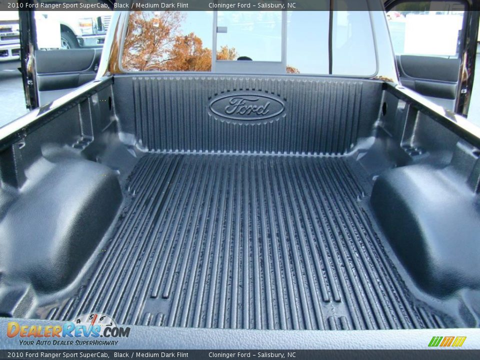 2010 Ford Ranger Sport SuperCab Black / Medium Dark Flint Photo #9
