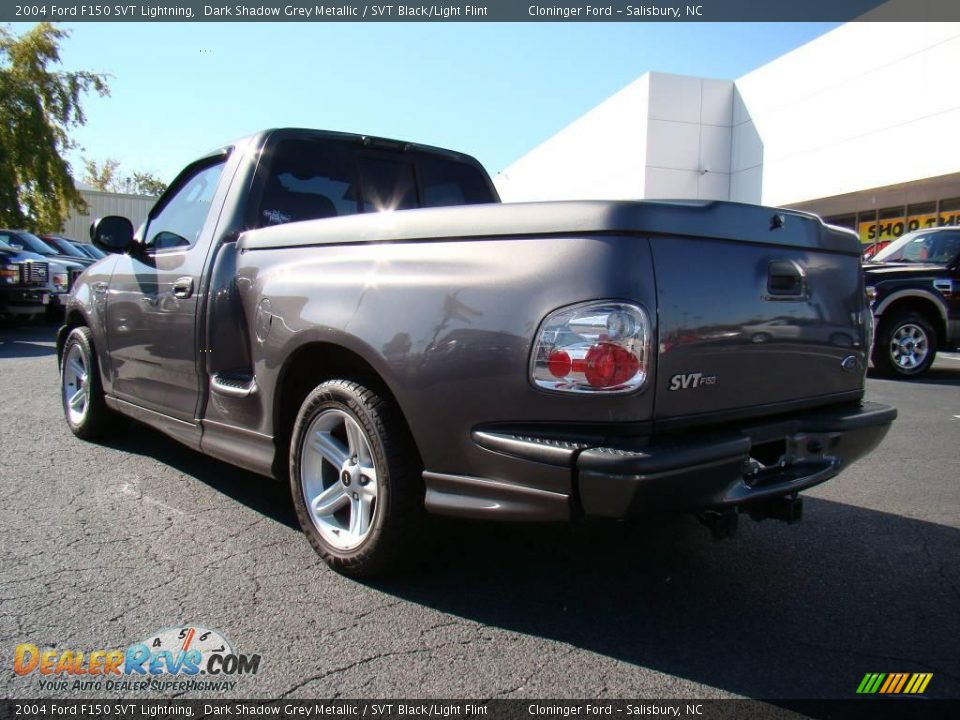 2004 Ford F150 SVT Lightning Dark Shadow Grey Metallic / SVT Black/Light Flint Photo #21