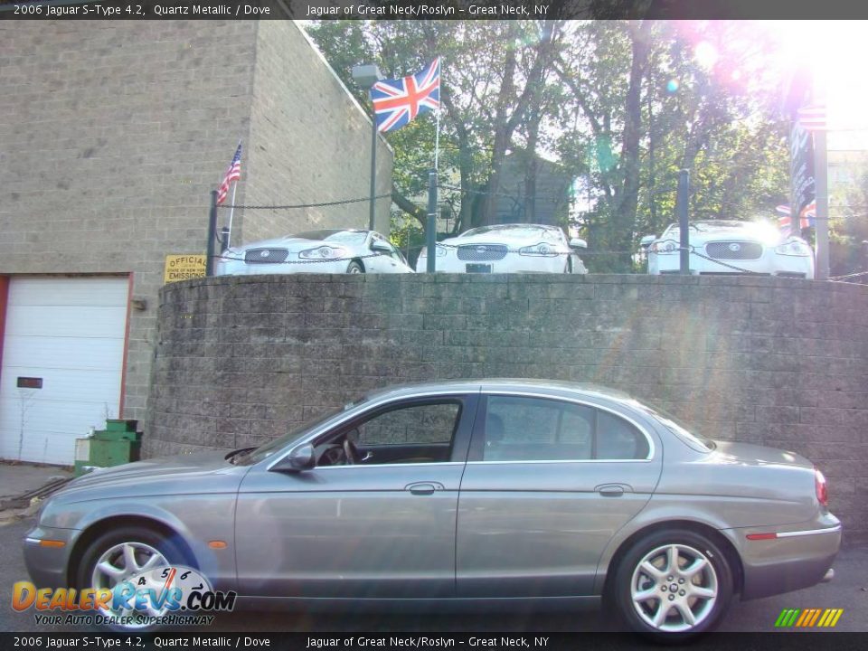 2006 Jaguar S-Type 4.2 Quartz Metallic / Dove Photo #3