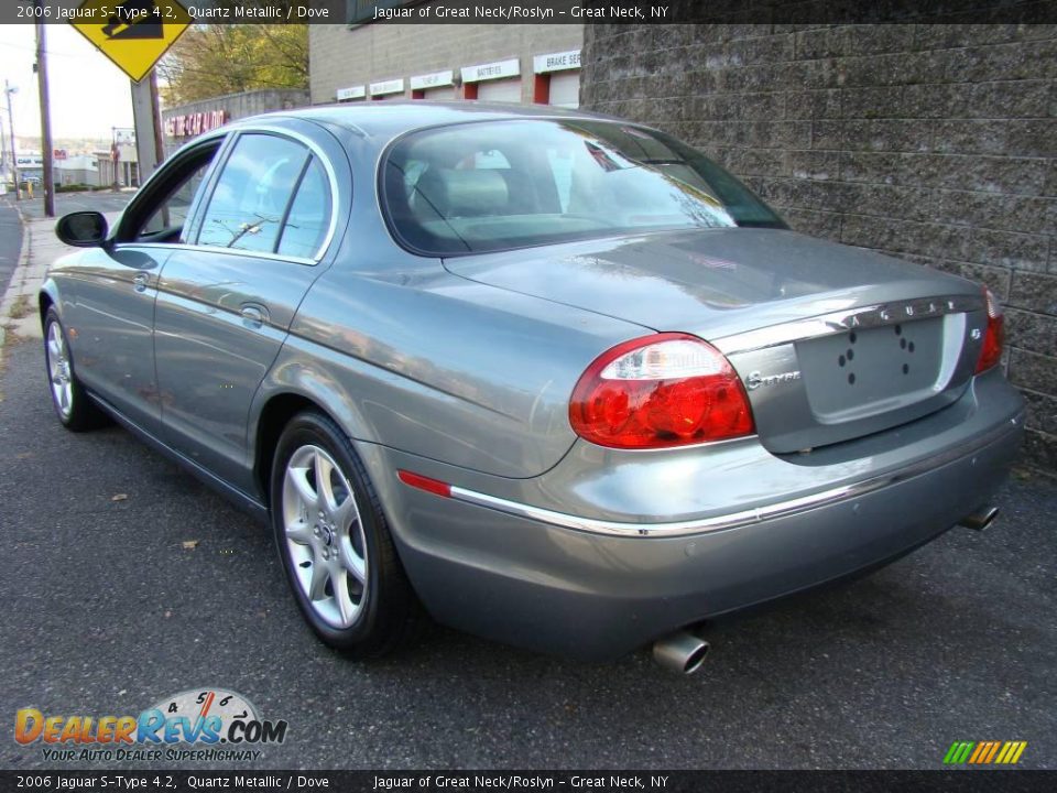 2006 Jaguar S-Type 4.2 Quartz Metallic / Dove Photo #4