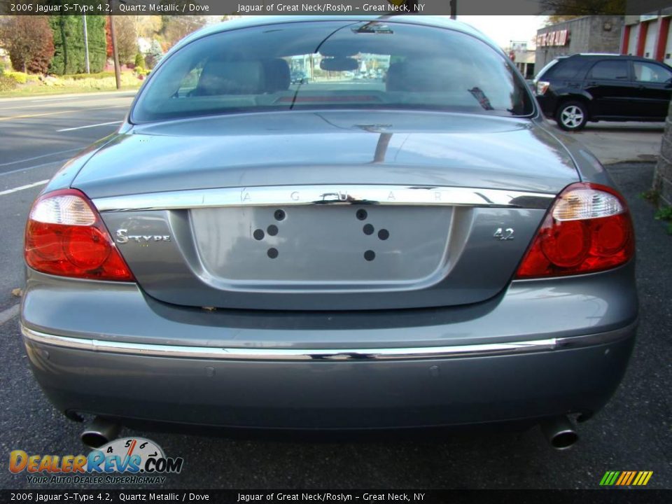 2006 Jaguar S-Type 4.2 Quartz Metallic / Dove Photo #5