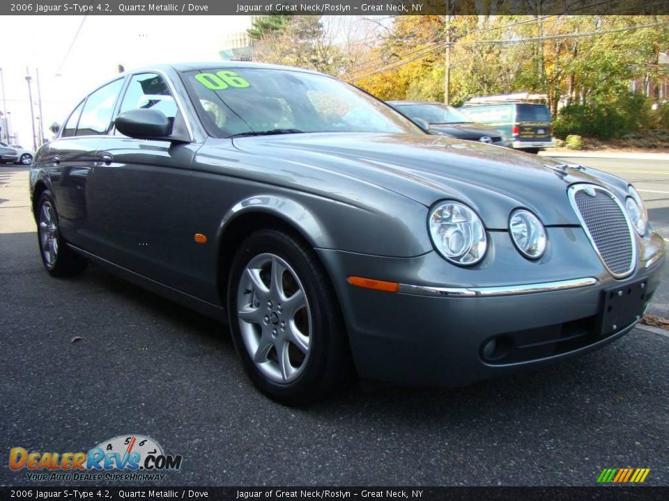 2006 Jaguar S-Type 4.2 Quartz Metallic / Dove Photo #7