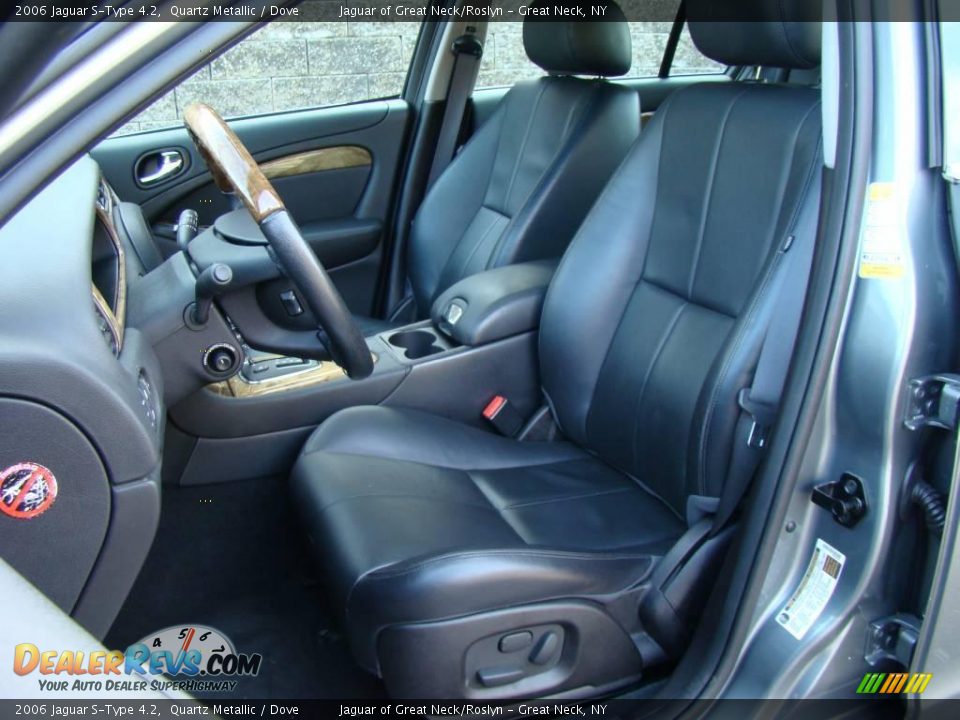 2006 Jaguar S-Type 4.2 Quartz Metallic / Dove Photo #10