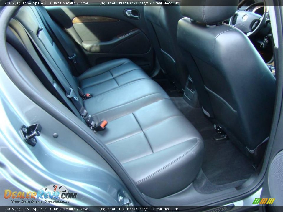 2006 Jaguar S-Type 4.2 Quartz Metallic / Dove Photo #21