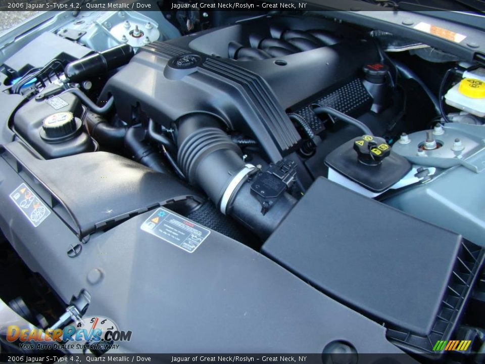 2006 Jaguar S-Type 4.2 Quartz Metallic / Dove Photo #24