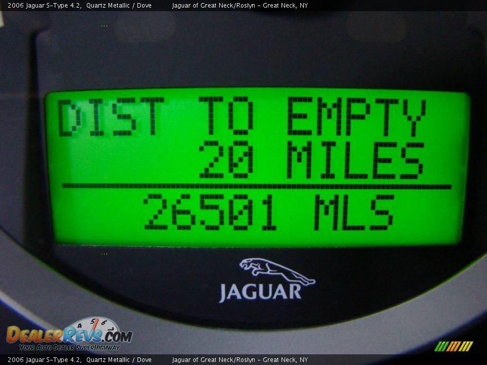 2006 Jaguar S-Type 4.2 Quartz Metallic / Dove Photo #26