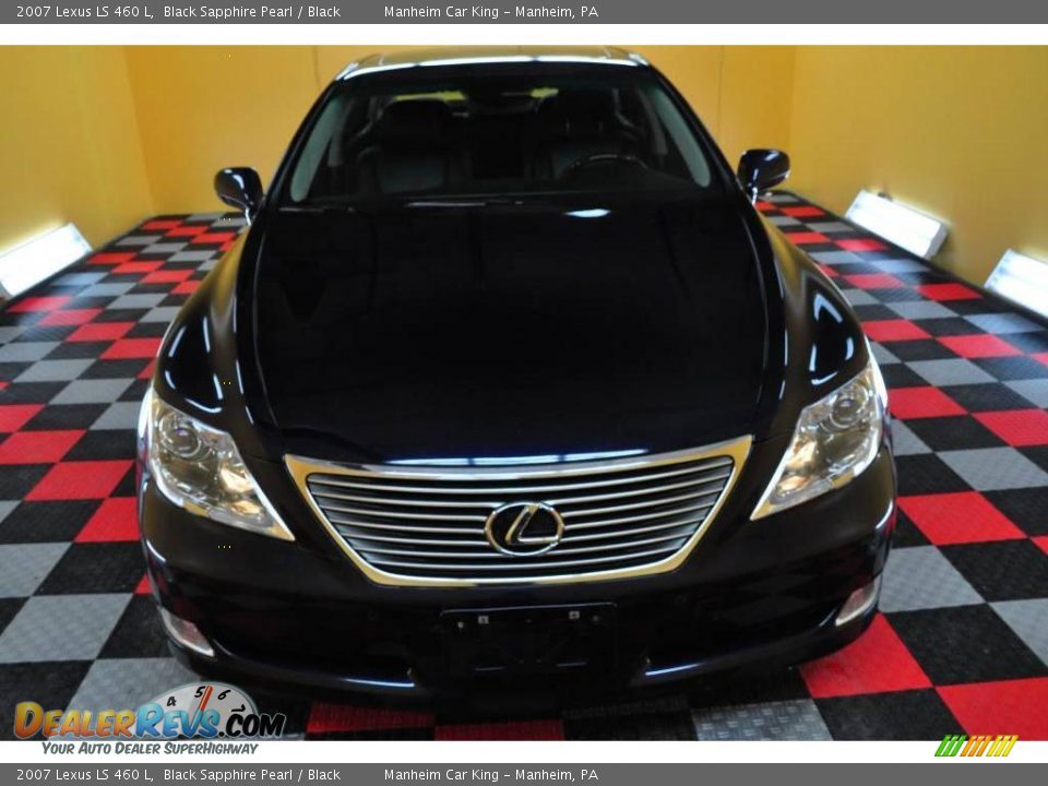 2007 Lexus LS 460 L Black Sapphire Pearl / Black Photo #2