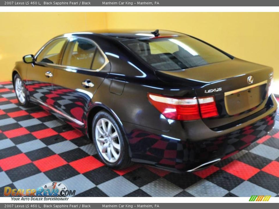 2007 Lexus LS 460 L Black Sapphire Pearl / Black Photo #4