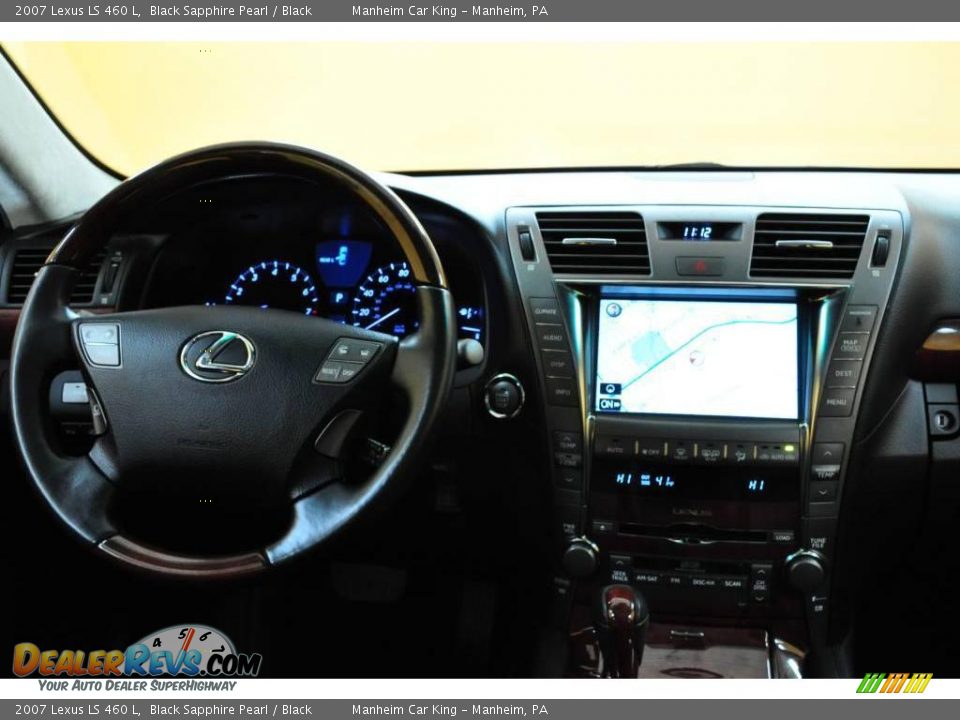 2007 Lexus LS 460 L Black Sapphire Pearl / Black Photo #7
