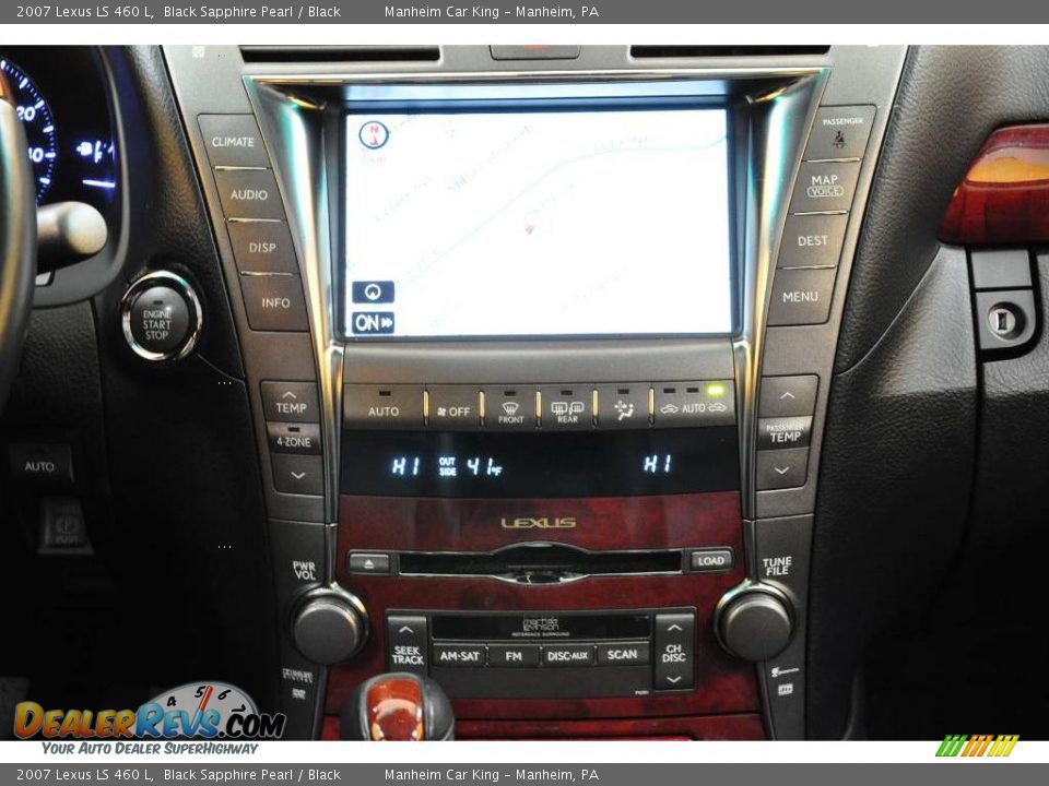 2007 Lexus LS 460 L Black Sapphire Pearl / Black Photo #8