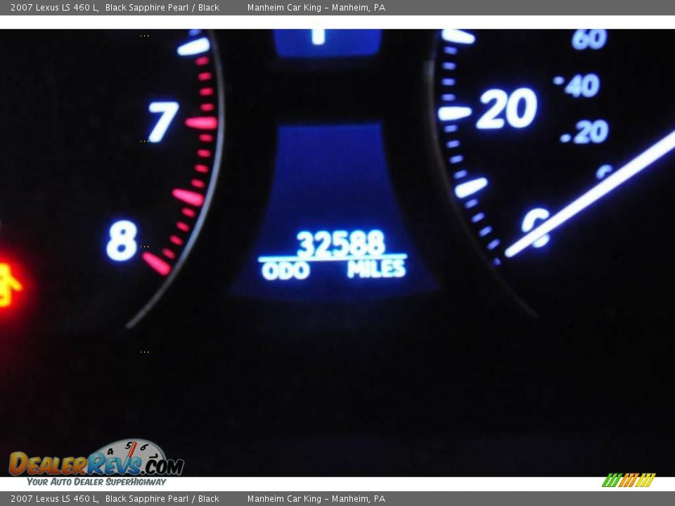 2007 Lexus LS 460 L Black Sapphire Pearl / Black Photo #9