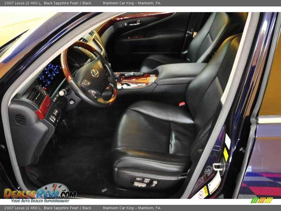 2007 Lexus LS 460 L Black Sapphire Pearl / Black Photo #10