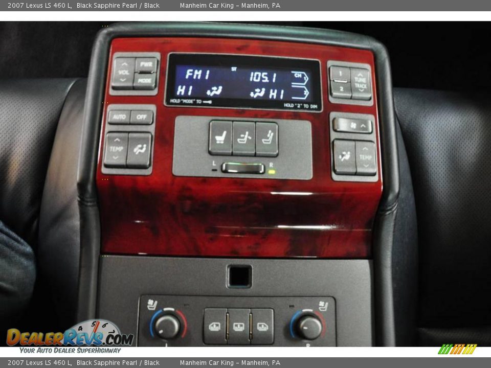2007 Lexus LS 460 L Black Sapphire Pearl / Black Photo #15