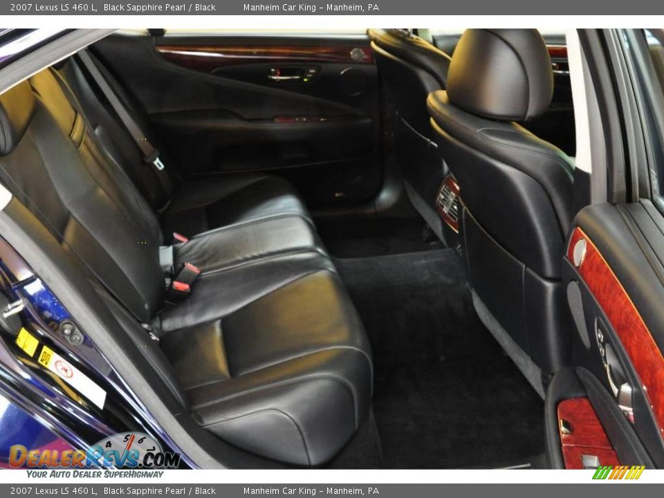 2007 Lexus LS 460 L Black Sapphire Pearl / Black Photo #17