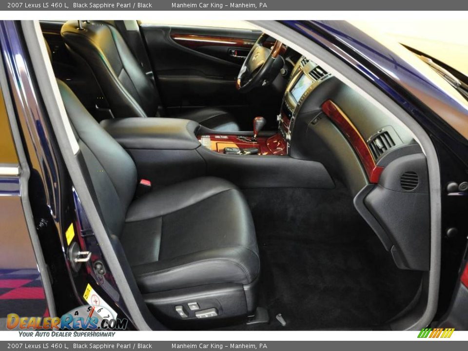 2007 Lexus LS 460 L Black Sapphire Pearl / Black Photo #18