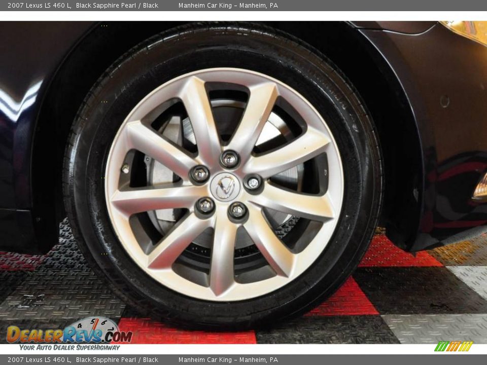 2007 Lexus LS 460 L Black Sapphire Pearl / Black Photo #19