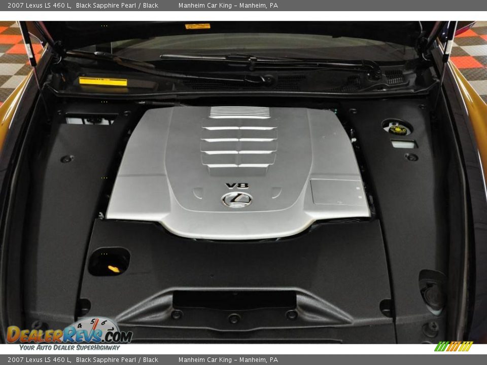 2007 Lexus LS 460 L Black Sapphire Pearl / Black Photo #20