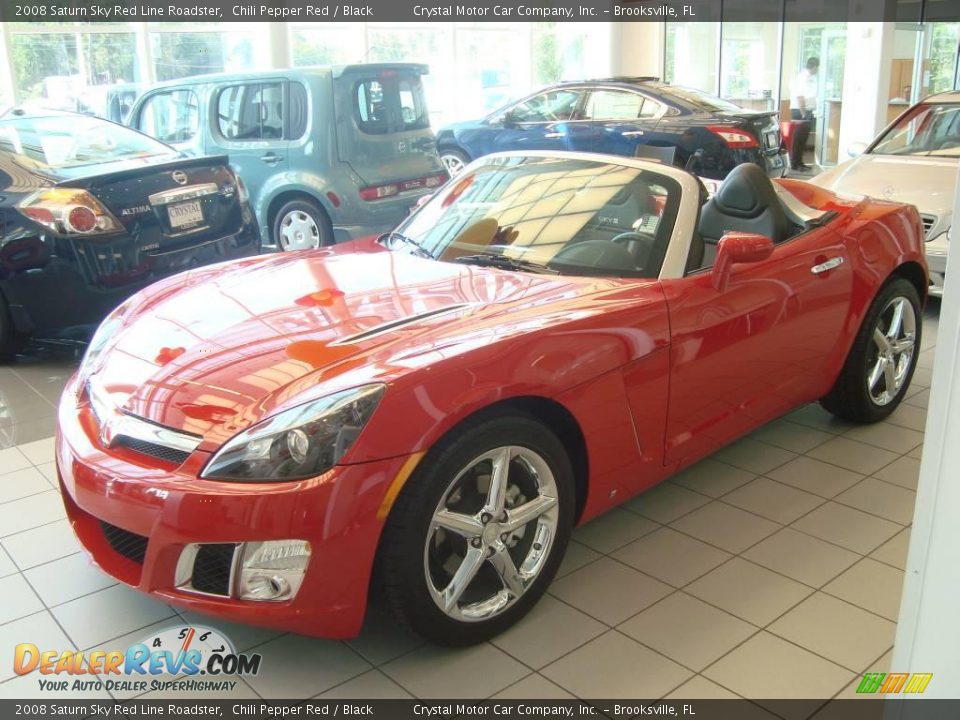 2008 Saturn Sky Red Line Roadster Chili Pepper Red / Black Photo #1
