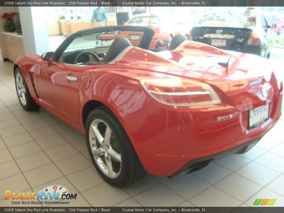 2008 Saturn Sky Red Line Roadster Chili Pepper Red / Black Photo #2