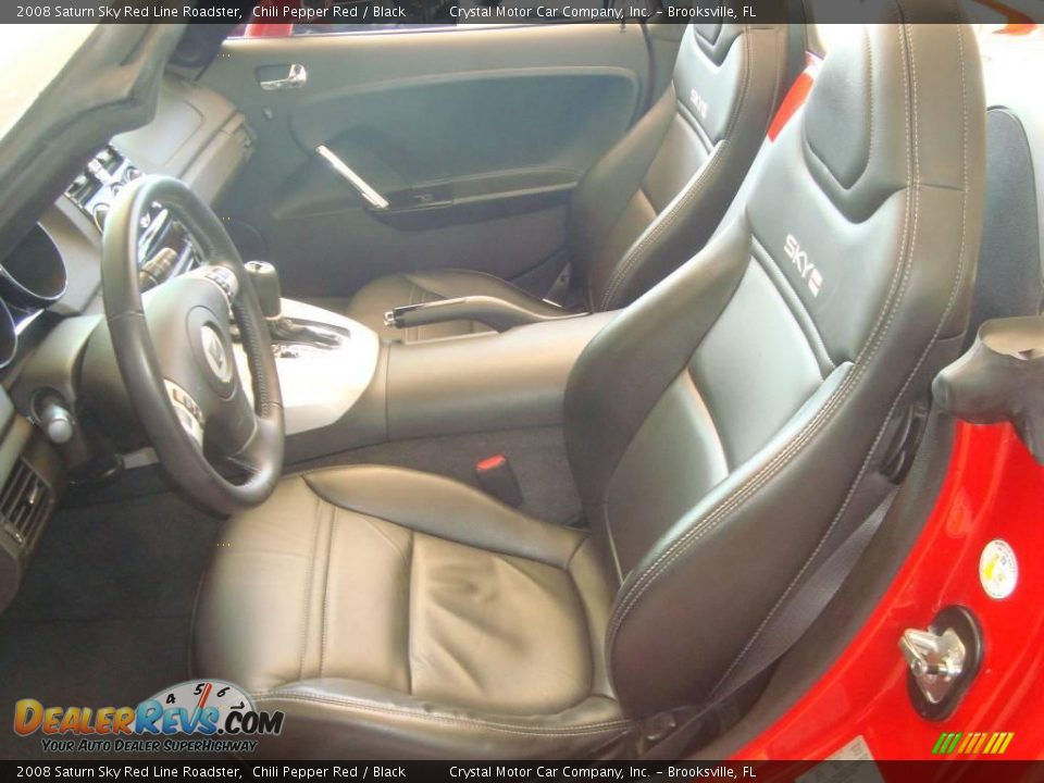 2008 Saturn Sky Red Line Roadster Chili Pepper Red / Black Photo #3