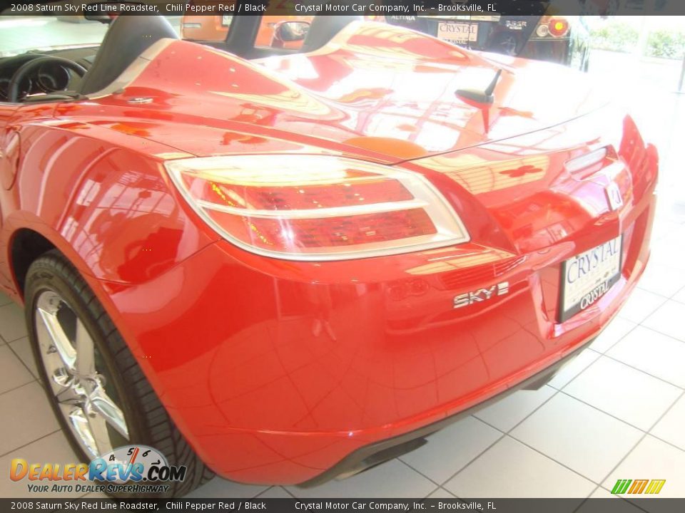 2008 Saturn Sky Red Line Roadster Chili Pepper Red / Black Photo #5