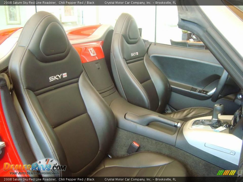 2008 Saturn Sky Red Line Roadster Chili Pepper Red / Black Photo #8
