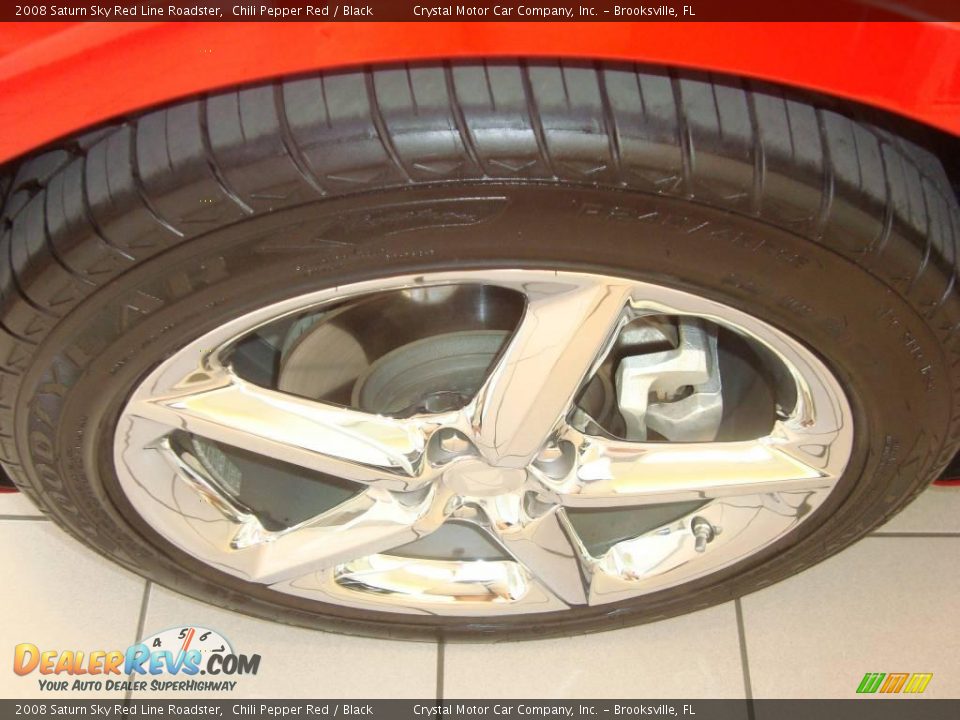 2008 Saturn Sky Red Line Roadster Chili Pepper Red / Black Photo #10