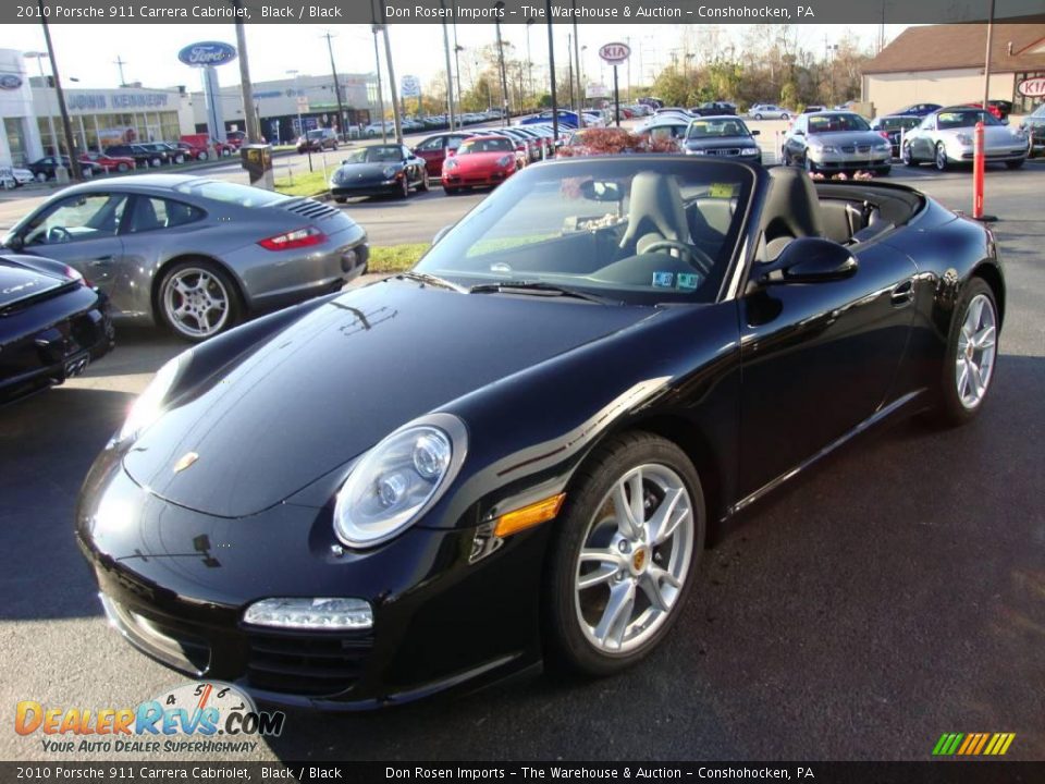 2010 Porsche 911 Carrera Cabriolet Black / Black Photo #1
