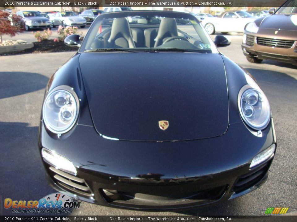 2010 Porsche 911 Carrera Cabriolet Black / Black Photo #3