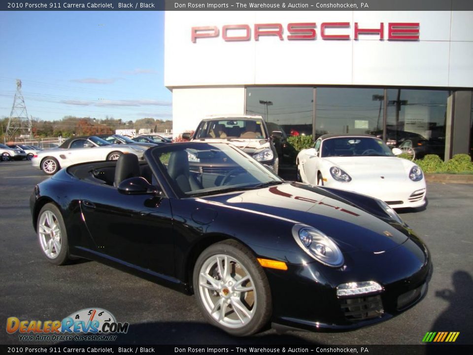 2010 Porsche 911 Carrera Cabriolet Black / Black Photo #5