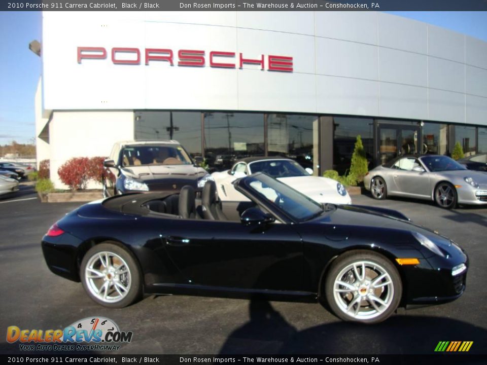 2010 Porsche 911 Carrera Cabriolet Black / Black Photo #6