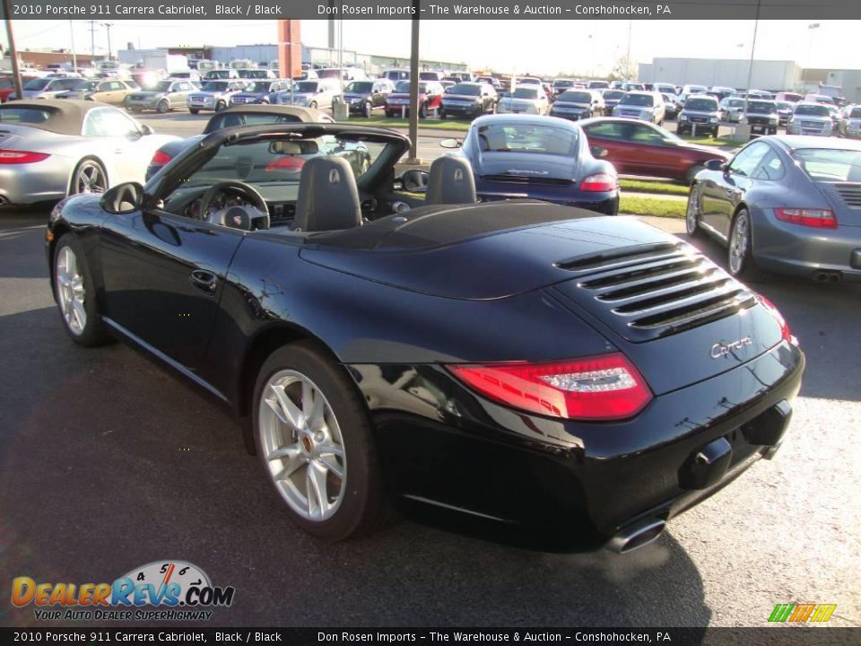 2010 Porsche 911 Carrera Cabriolet Black / Black Photo #9
