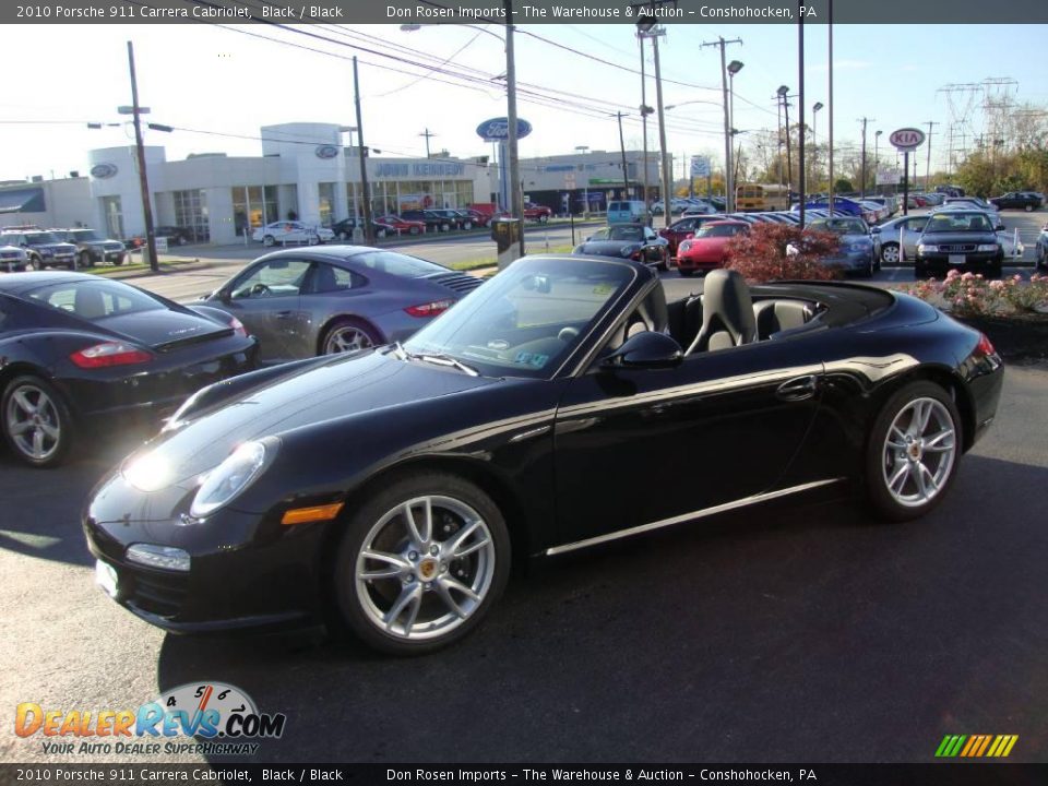 2010 Porsche 911 Carrera Cabriolet Black / Black Photo #10