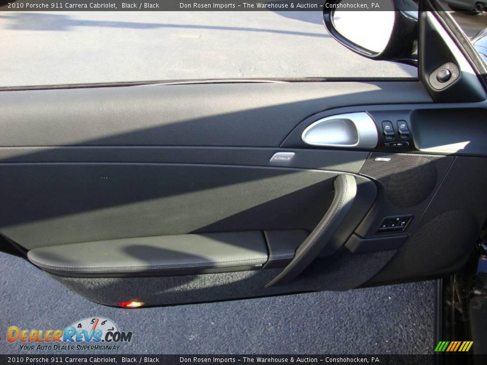 2010 Porsche 911 Carrera Cabriolet Black / Black Photo #13