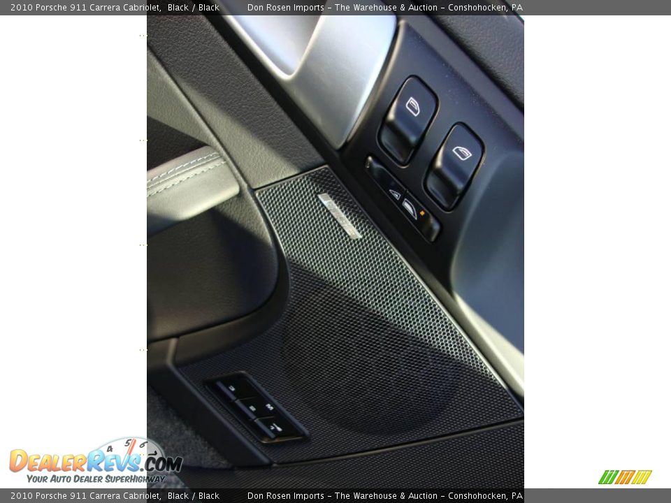 2010 Porsche 911 Carrera Cabriolet Black / Black Photo #14