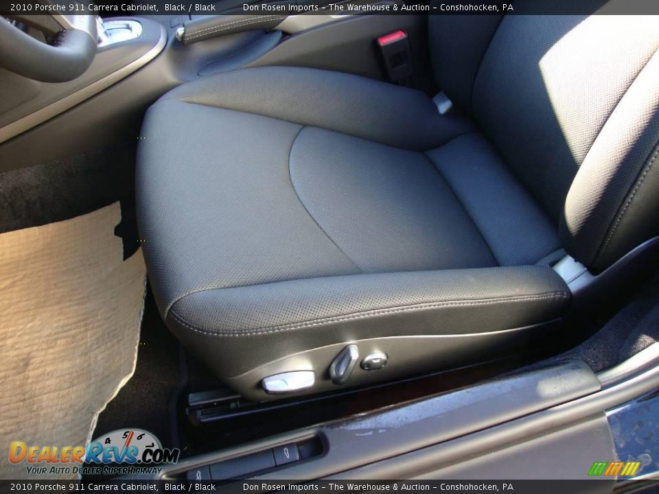 2010 Porsche 911 Carrera Cabriolet Black / Black Photo #15
