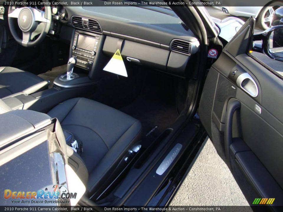 2010 Porsche 911 Carrera Cabriolet Black / Black Photo #17