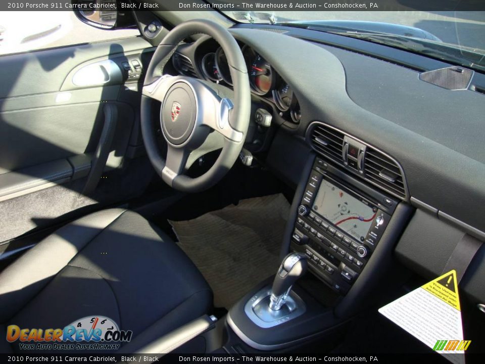 2010 Porsche 911 Carrera Cabriolet Black / Black Photo #18