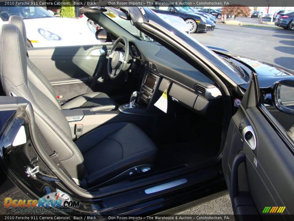 2010 Porsche 911 Carrera Cabriolet Black / Black Photo #19