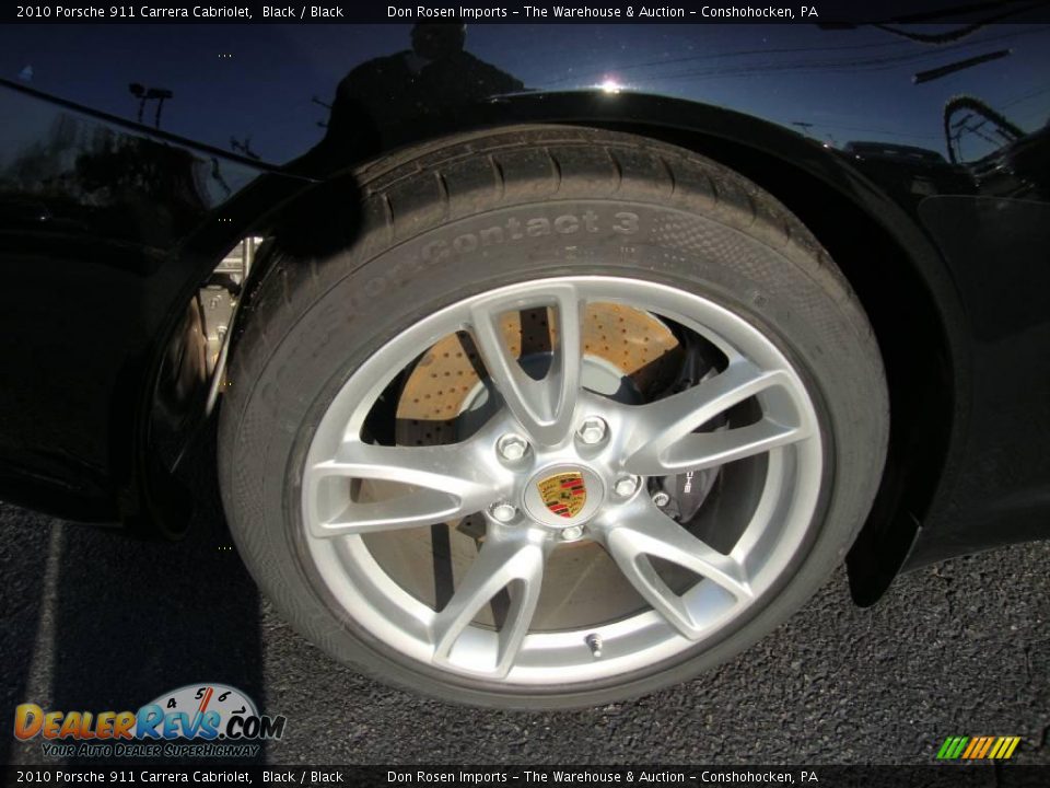 2010 Porsche 911 Carrera Cabriolet Black / Black Photo #21