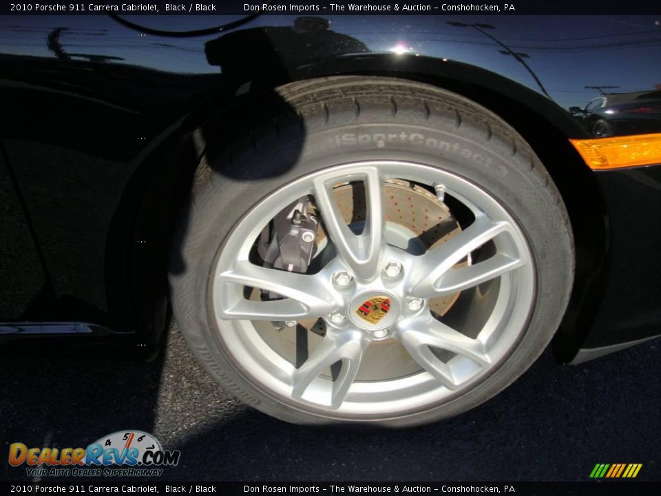 2010 Porsche 911 Carrera Cabriolet Black / Black Photo #22